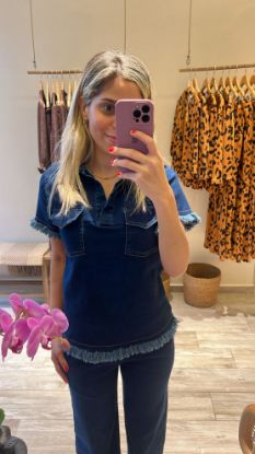 Imagen de Blusa Denim Polo