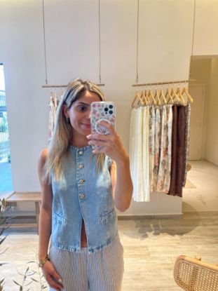 Imagen de Chaleco denim claro