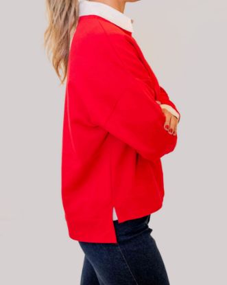 Imagen de Suéter Algodón Rojo