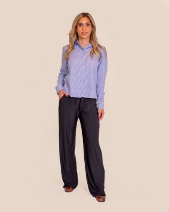 Imagen de Camisa Minimal Rayas Azules